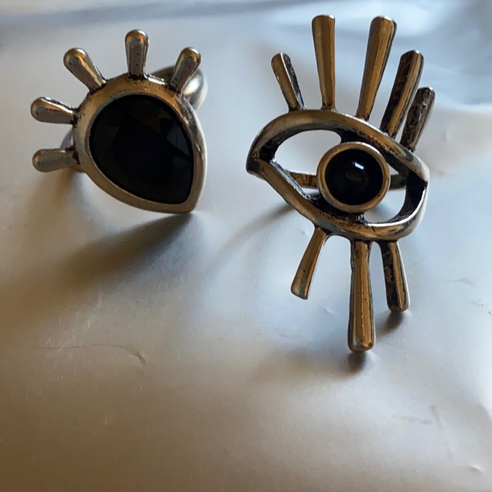 Goth fashion rings